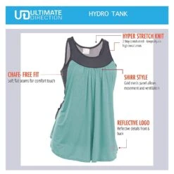 Ultimate Direction Womens Hydro Tank Running Top -Favorite Wear full 959b0d25 be97 4322 8561 e9fbbec66804