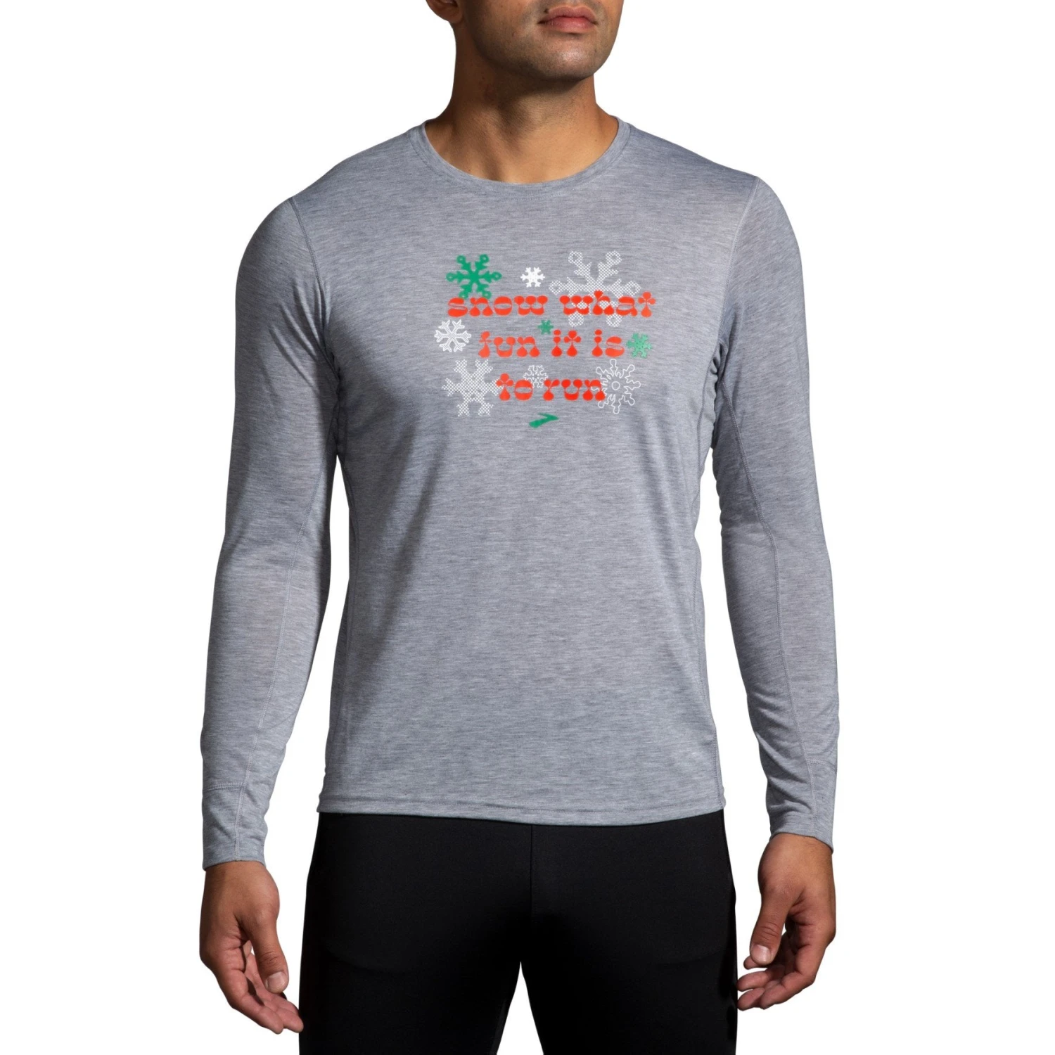 Brooks Men's Distance Graphic Long Sleeve 15 Brooks Men's Distance Graphic Long Sleeve - Image 13