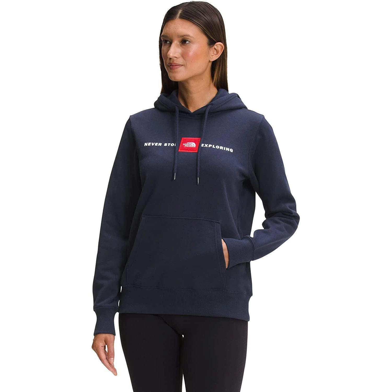 Aviator Navy The North Face Women's Box NSE Pullover Hoodie 3 Aviator Navy The North Face Women's Box NSE Pullover Hoodie