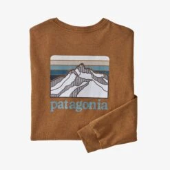 Patagonia Men's L/S Line Logo Ridge Responsibili-Tee -Favorite Wear medium 15637487 2614 46d6 9b54 a70d510ebf48