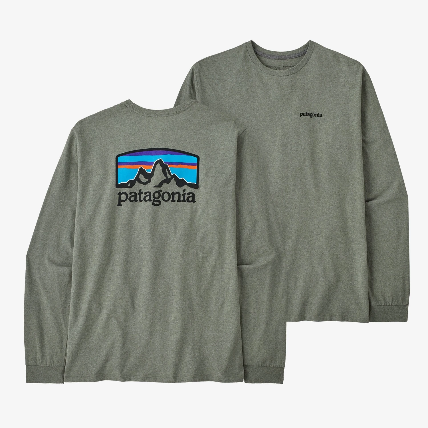 Patagonia Men's L/S Fitz Roy Horizons Responsibili-Tee 8 Patagonia Men's L/S Fitz Roy Horizons Responsibili-Tee - Image 6