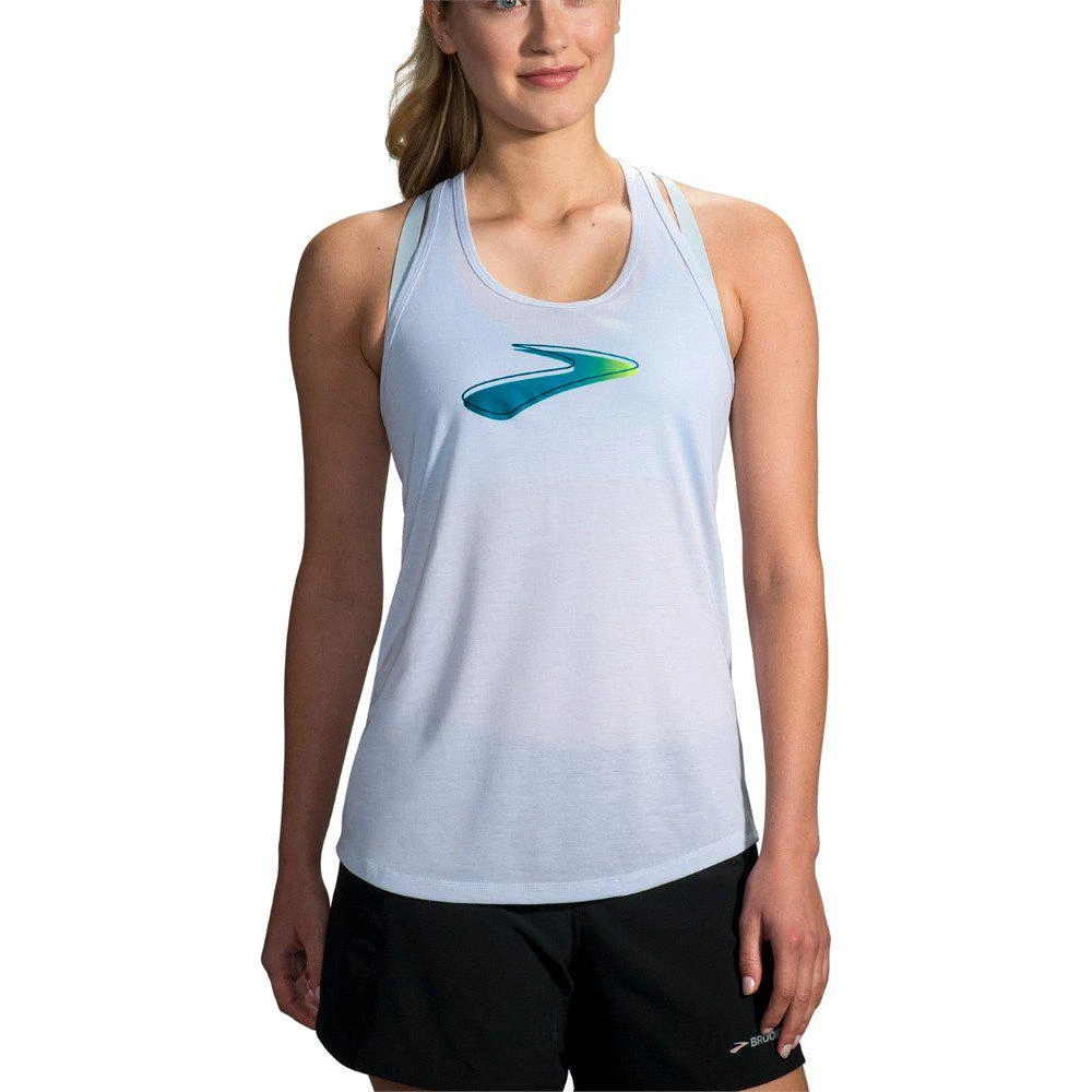 Brooks Women's Distance Graphic Tank 4 Brooks Women's Distance Graphic Tank - Image 2