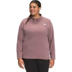 The North Face Women's Plus Size TKA Glacier Fleece Quarter Zip
