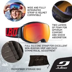 Julbo Kids Echo Snow Goggles With Polycarbonate Spectron Lens -Favorite Wear medium 369a6517 a3d2 4b22 8b6a bb76e98fc13a