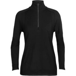 Icebreaker Merino Women's ZoneKnit Merino Long-Sleeve Half-Zip Top -Favorite Wear medium 36b663e2 5bbf 4751 a06d 88d7895cbba6