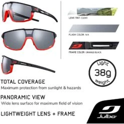Julbo Rush Sunglasses W/REACTIV Or Spectron Lens 32 Julbo Rush Sunglasses W/REACTIV Or Spectron Lens -Favorite Wear medium 45314f5a 9639 49e1 91d1 8d226f76bd38
