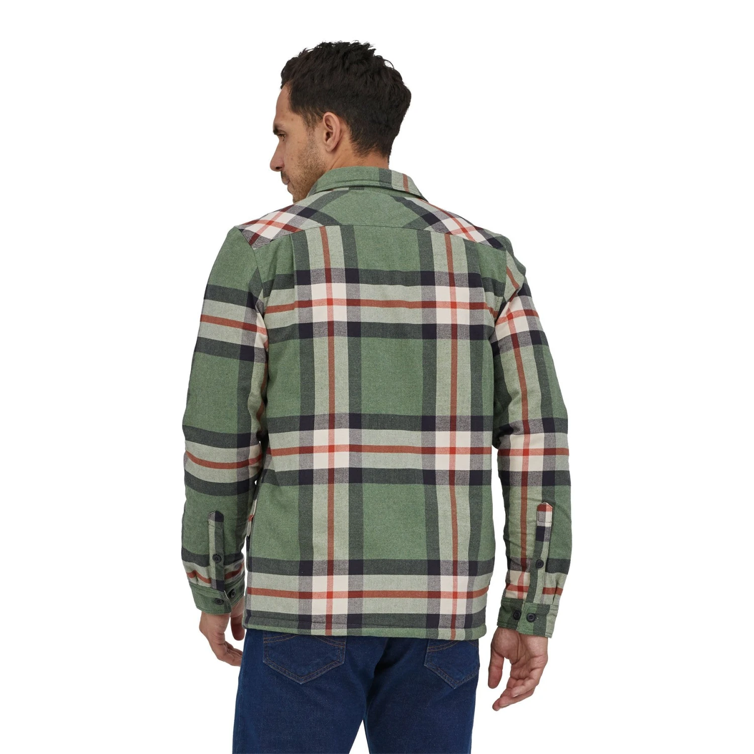 Patagonia Men's Insulated Organic Cotton Midweight Fjord Flannel Shirt 12 Patagonia Men's Insulated Organic Cotton Midweight Fjord Flannel Shirt - Image 10