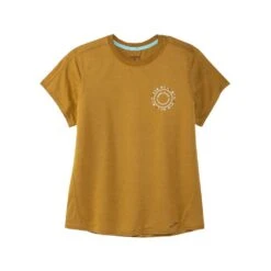 Brooks Women's Distance Graphic Short Sleeve Shirt -Favorite Wear medium 4f63bafa 266e 4389 a2c9 6e708b2ea584