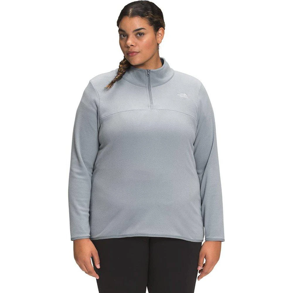 The North Face Women's Plus Size TKA Glacier Fleece Quarter Zip 7 The North Face Women's Plus Size TKA Glacier Fleece Quarter Zip - Image 5