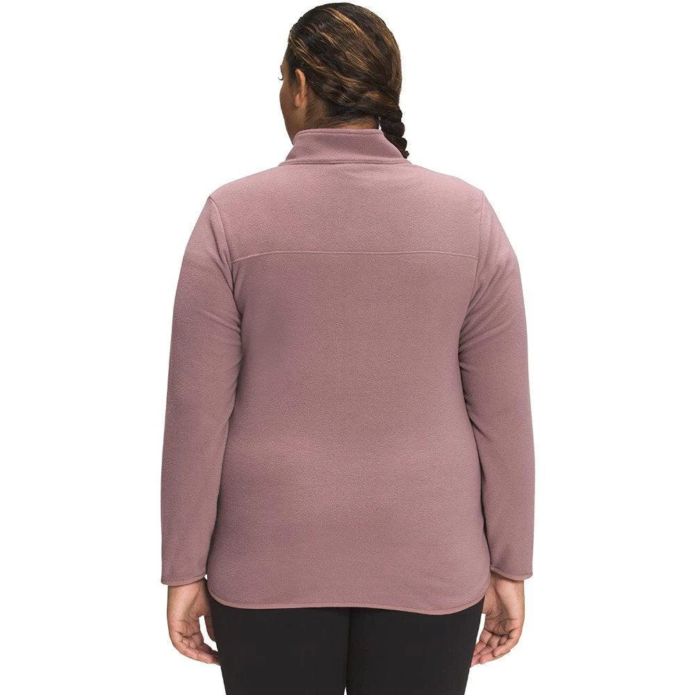 The North Face Women's Plus Size TKA Glacier Fleece Quarter Zip 4 The North Face Women's Plus Size TKA Glacier Fleece Quarter Zip - Image 2