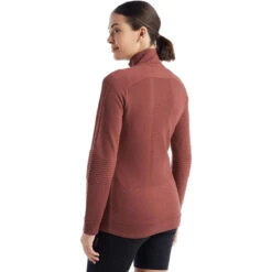 Icebreaker Merino Women's ZoneKnit Merino Long-Sleeve Half-Zip Top -Favorite Wear medium 638deb5f 8772 4d1c 85a6 599b67988de7