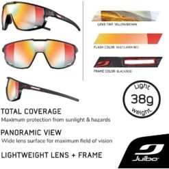 Julbo Rush Sunglasses W/REACTIV Or Spectron Lens 24 Julbo Rush Sunglasses W/REACTIV Or Spectron Lens -Favorite Wear medium 74d91e2e 39b4 49c8 a38c 5b6c69e22f67