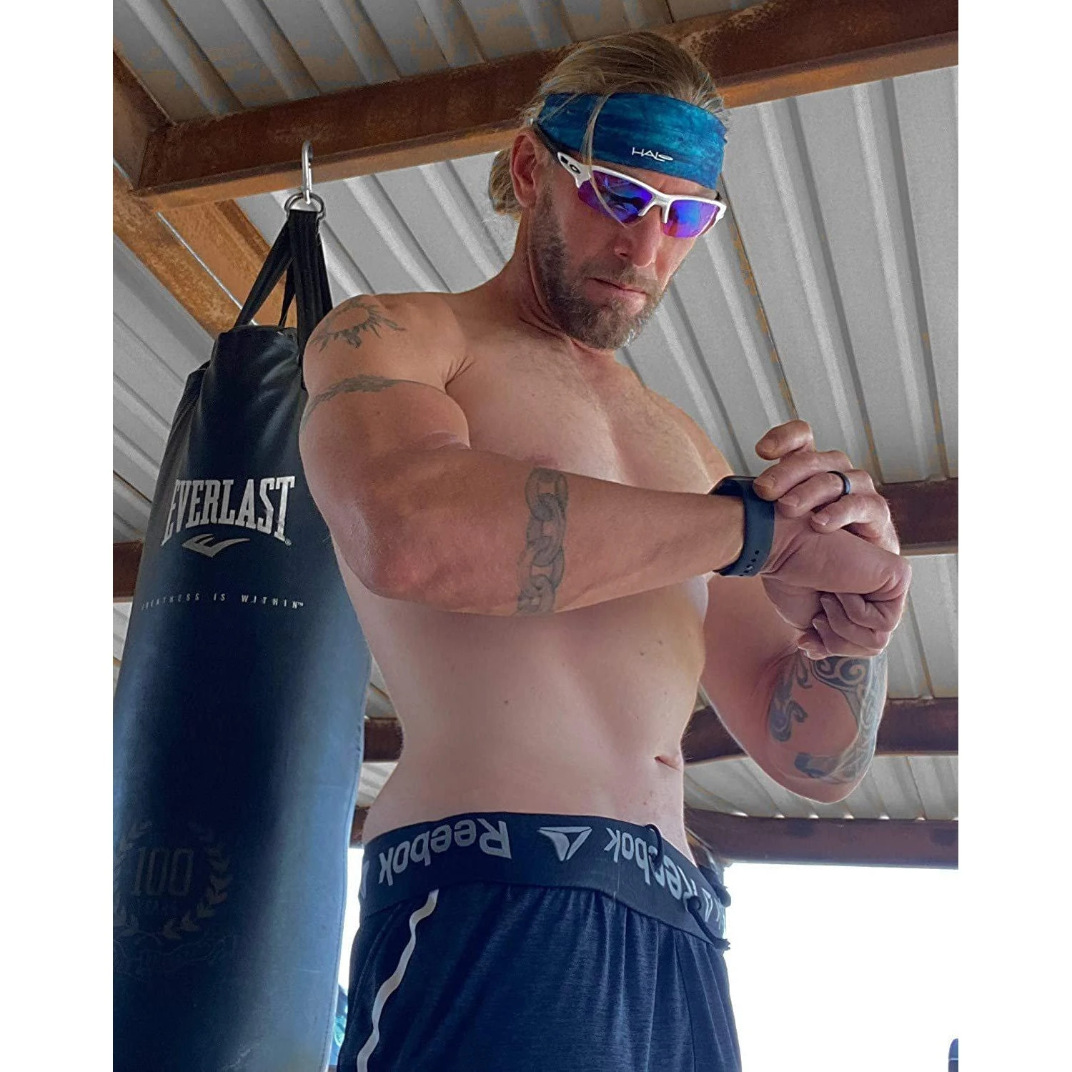 Halo Headband Unisex Bandit 4" Wide Pullover Sweatband 6 Halo Headband Unisex Bandit 4" Wide Pullover Sweatband - Image 4