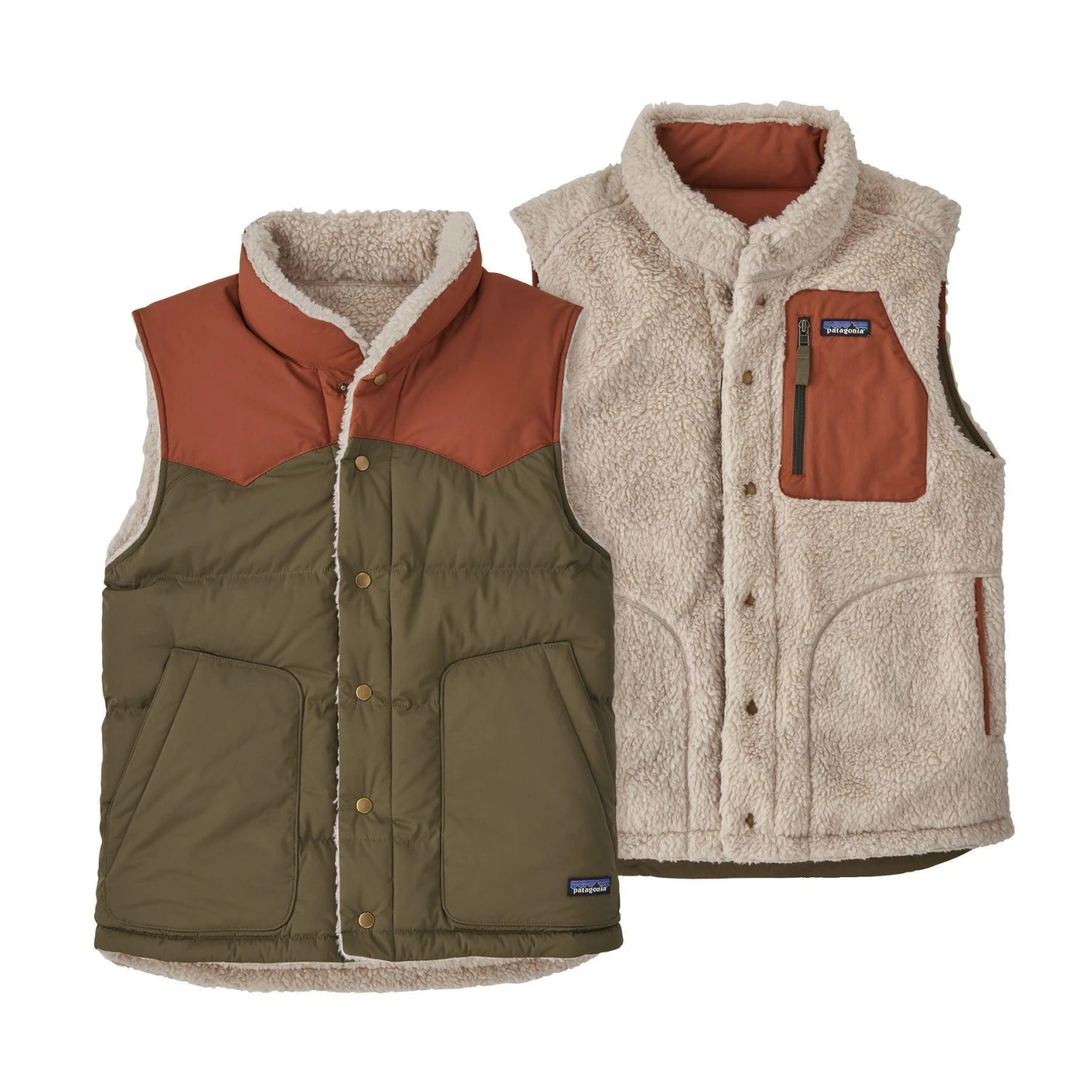 Patagonia Men's Reversible Bivy Down Vest 8 Patagonia Men's Reversible Bivy Down Vest - Image 6