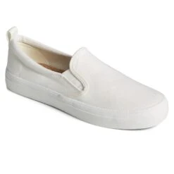 Sperry Women's SeaCycled Crest Twin Gore Canvas Sneaker -Favorite Wear medium 7bc070b1 5af4 446c 82f1 f3d7132a35ac