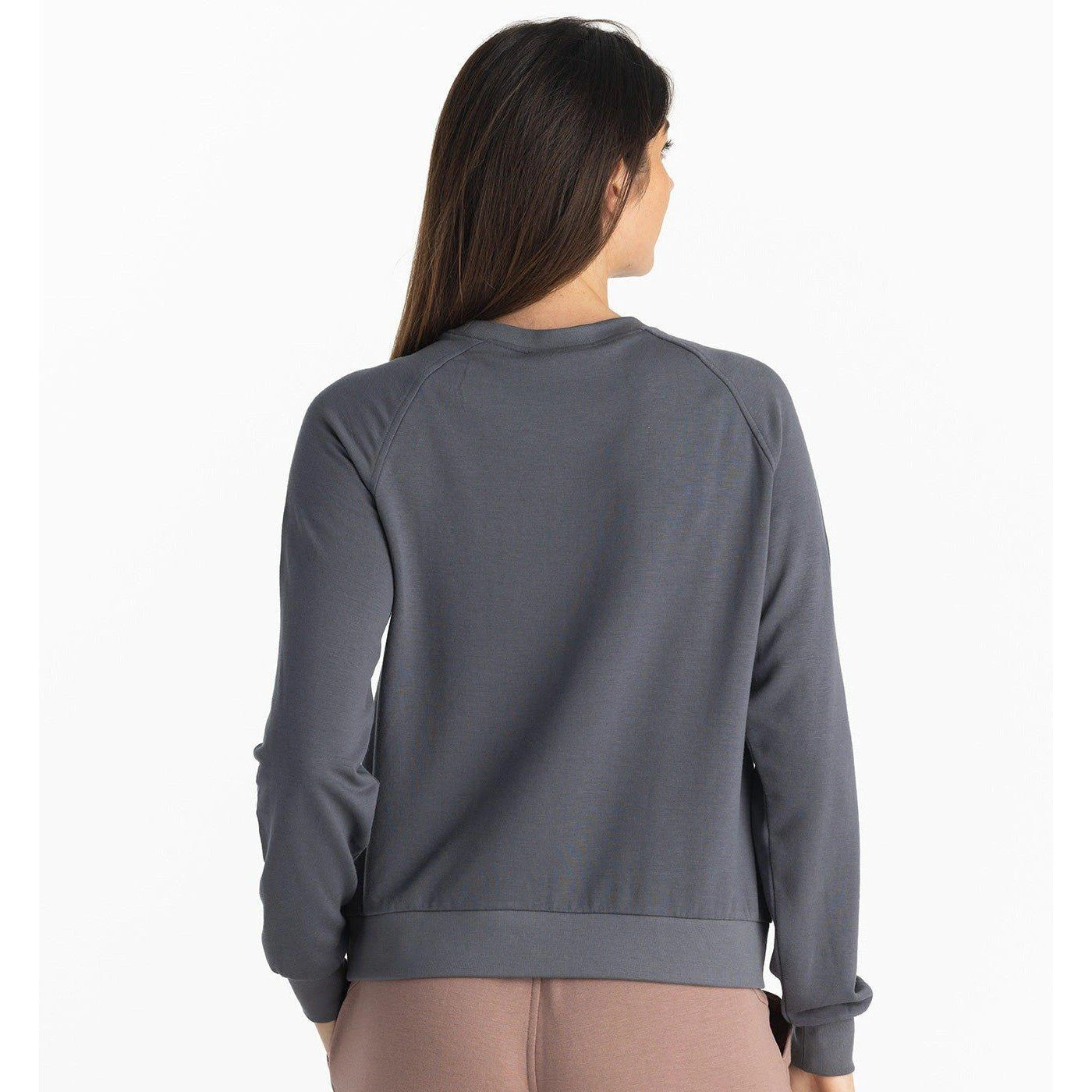 Free Fly Women's Bamboo Lightweight Fleece Crew 4 Free Fly Women's Bamboo Lightweight Fleece Crew - Image 2