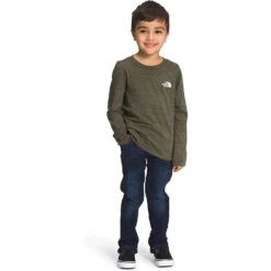THE NORTH FACE Kids' Long Sleeve Tri-Blend Graphic Tee