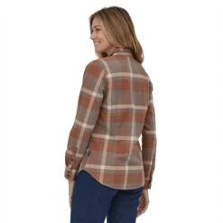 Patagonia Women's Long-Sleeved Organic Cotton Midweight Fjord Flannel Shirt -Favorite Wear medium b33dc535 6d81 4d4b 81f9 114a555699b6