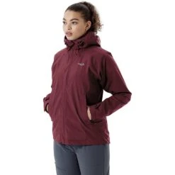 Rab Women's Downpour Eco Waterproof Breathable Jacket For Hiking And Climbing -Favorite Wear medium c9538122 97b5 4456 98cd 07c3747cf7b0