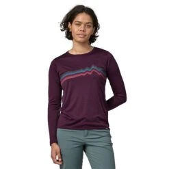 Patagonia Women's Long-Sleeved Capilene® Cool Daily Graphic Shirt -Favorite Wear medium cf6caaec e1b1 4b45 83e8 194eb1d60a7c