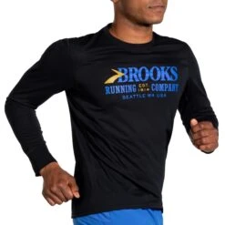 Brooks Men's Distance Graphic Long Sleeve 24 Brooks Men's Distance Graphic Long Sleeve -Favorite Wear medium d2097ccd 9a1d 428c 9aae cb1cdc2b16fd