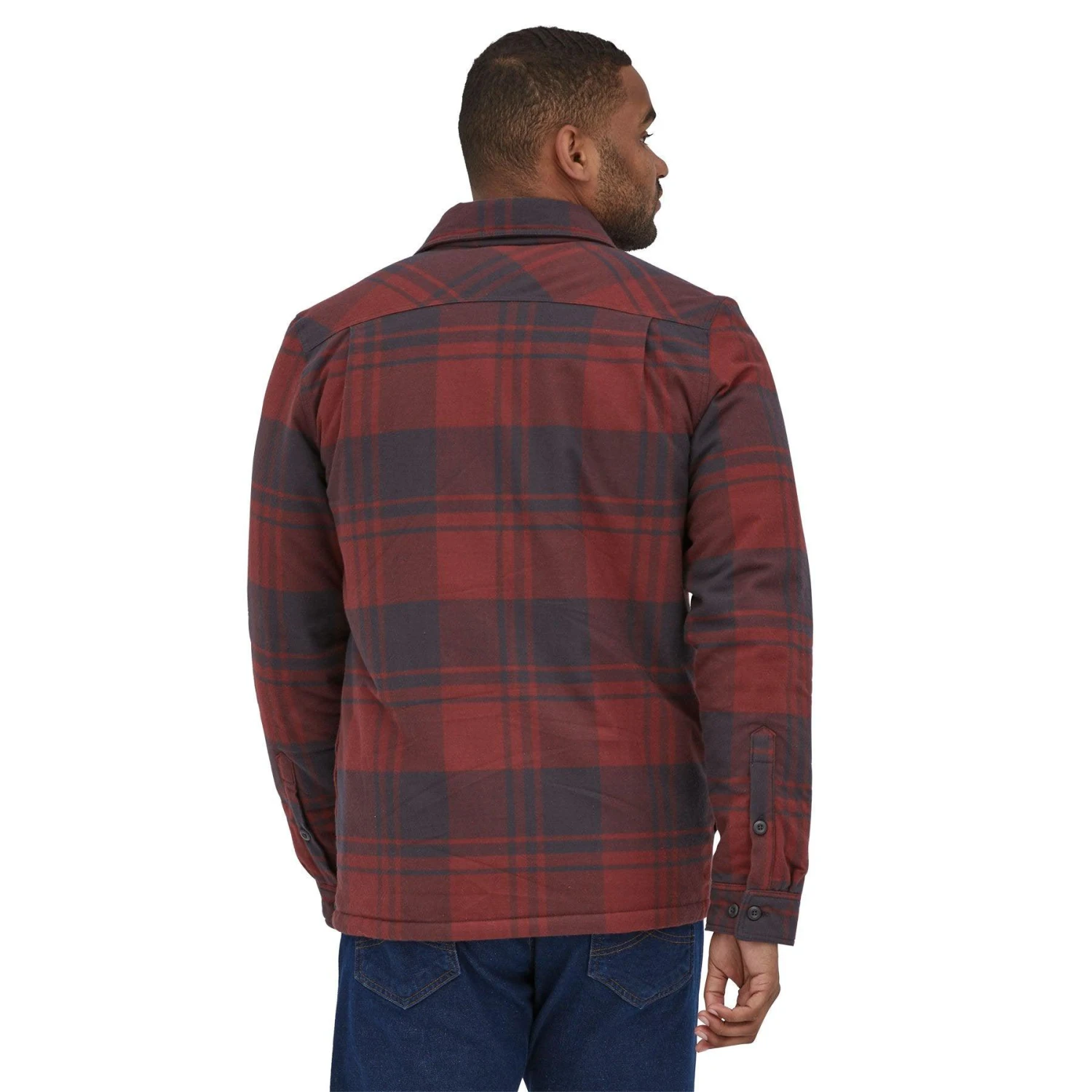 Patagonia Men's Insulated Organic Cotton Midweight Fjord Flannel Shirt 15 Patagonia Men's Insulated Organic Cotton Midweight Fjord Flannel Shirt - Image 13