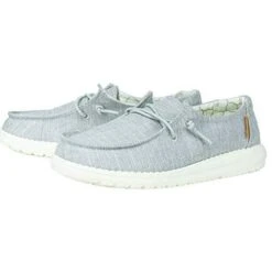 Hey Dude Kids Girl's Wendy Youth Linen Loafer -Favorite Wear medium da687e77 2278 403a bbe1 2eb71195a56e