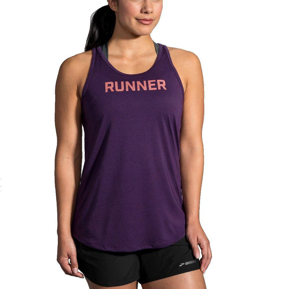 Brooks Women's Distance Graphic Tank 8 Brooks Women's Distance Graphic Tank - Image 6