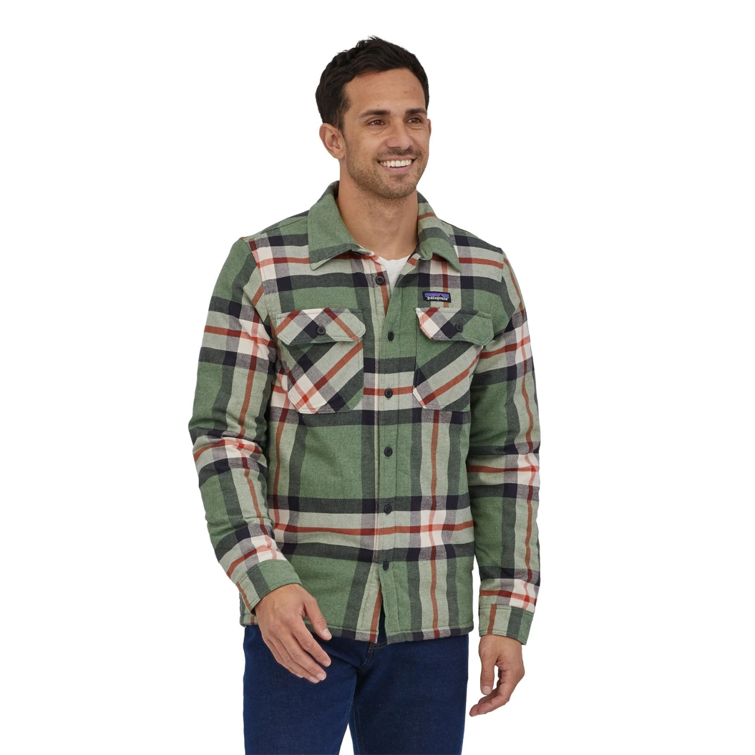 Patagonia Men's Insulated Organic Cotton Midweight Fjord Flannel Shirt 11 Patagonia Men's Insulated Organic Cotton Midweight Fjord Flannel Shirt - Image 9