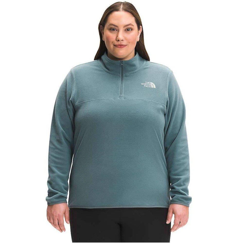The North Face Women's Plus Size TKA Glacier Fleece Quarter Zip 6 The North Face Women's Plus Size TKA Glacier Fleece Quarter Zip - Image 4
