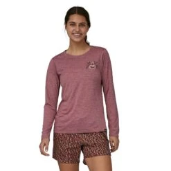Patagonia Women's Long-Sleeved Capilene® Cool Daily Graphic Shirt -Favorite Wear medium fe13dfa5 a661 4baf 8c6d 7f28721a6a9f